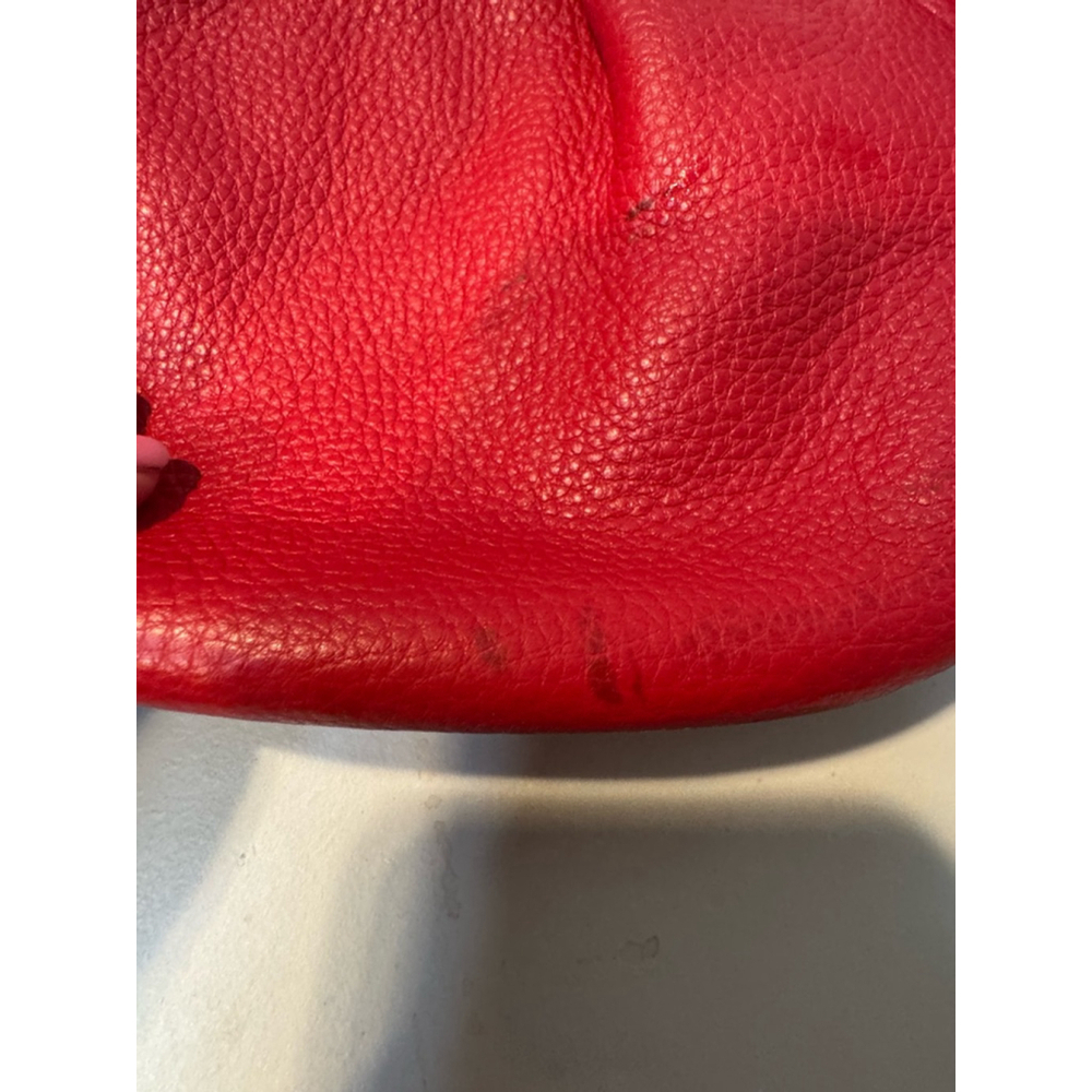 Michael Kors Red Leather Bucket Bag Small - Picture 5 of 13